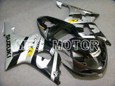 Suzuki GSXR750 2000-2003 Injection ABS Fairing - Factory Style - Black Silver - MFS7059